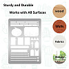 Stainless Steel Metal Cutting Dies Stencils DIY-WH0289-091-6