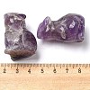 Natural Amethyst Carved Healing Mouse Figurines DJEW-D012-02A-3