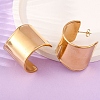 C-Shaped 304 Stainless Steel Stud Earrings for Women EJEW-A131-01A-G-3