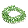 Transparent Glass Beads EGLA-A035-T10mm-B09-2