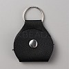 PU Leather Guitar Picks Holder Keychain Plectrums Bag Case Supplies KEYC-WH0040-02A-1