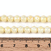 Anti-Tarnish Electroplate Glass Beads Strands X-GLAA-N010-6mm-01-3