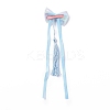 Bowknot Long Ribbon Alligator Hair Clip PHAR-D013-03D-4