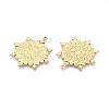 304 Stainless Steel Christmas Snowflake Pendants STAS-T067-38G-2