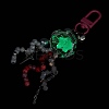 Luminous Acrylic Star Pendant Decoration HJEW-JM01443-01-3