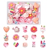 30Pcs 15 Styles Opaque and Transparent Resin Decoden Cabochons CRES-YW0002-19-1