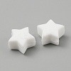 Round Food Grade Eco-Friendly Silicone Focal Beads LS-SIL-WH0003-17-2