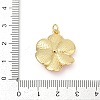 Brass Pave Cubic Zirconia with Enamel Pendants KK-U062-42G-01-3