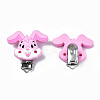 Food Grade Eco-Friendly Silicone Baby Pacifier Holder Clips SIL-N002-13E-2