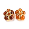 Plating Transparent Acrylic Beads LS-X-OACR-A024-04C-1