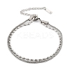 304 Stainless Steel Multi-strand Bracelets LS-BJEW-Q051-03P-2
