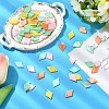 30Pcs Spray Painted Natural Freshwater Shell Pendants BSHE-YW0001-17A-4