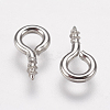 Tarnish Resistant 304 Stainless Steel Screw Eye Pin Peg Bails LS-STAS-K171-52P-9x5mm-1