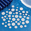 220Pcs 4 Style 304 Stainless Steel Charms STAS-DC0012-50-5
