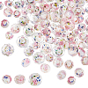 87Pcs Handmade Gold Sand Lampwork Beads Strands LAMP-PH0001-11-1