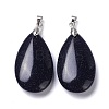 Synthetic Blue Goldstone Pendants G-D084-01P-A04-2