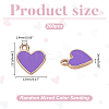 200Pcs Alloy Enamel Charms ENAM-WR0001-21-2