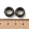 Tibetan Style Rack Plating Brass Large Hole Beads KK-Q805-18AB-3