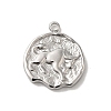 304 Stainless Steel Pendants STAS-B074-08P-04-1