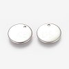 Tarnish Resistant 304 Stainless Steel Stamping Blank Tag Charms STAS-K149-03D-2