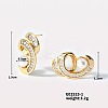 Shiny Women's Earrings with Hollow Design QN5247-1-1