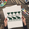 PET Hollow Out Drawing Painting Stencils DIY-WH0403-002-4