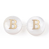 Natural Freshwater Shell Beads SHEL-N036-01B-4