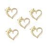 Brass Micro Pave Cubic Zirconia Pendants KK-E068-VB188-3