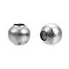 Round 304 Stainless Steel Beads STAS-TAC0004-3mm-P-3