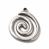 Non-Tarnish 304 Stainless Steel Pendants X-STAS-P322-11P-1