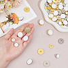 80Pcs 4 Style Plastic Shank Buttons BUTT-OC0001-52-3