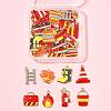 30Pcs 15 Styles Fire Fighting Theme Alloy Enamel Pendants FIND-FS0004-82-6