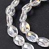Electroplate Glass Beads Strands EGLA-B005-01A-AB01-3
