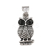 304 Stainless Steel Rhinestone Pendants STAS-K316-06B-AS-1