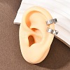 201 Stainless Steel Cuff Earrings EJEW-T056-01P-03-3