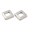 Alloy Hollow Rhombus Beads TIBE-P003-24P-1