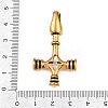 304 Stainless Steel Pendants Ion Plating(IP) STAS-C164-01B-AG-3
