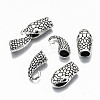 Tibetan Style Alloy Hook and Snake Head Clasps LS-X-TIBE-N011-040AS-RS-1
