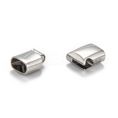 Tarnish Resistant 316 Surgical Stainless Steel Magnetic Clasps with Glue-in Ends STAS-F269-01P-1