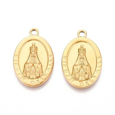 201 Stainless Steel Pendants STAS-N109-239G-1