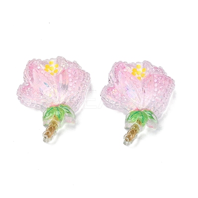 Transparent Epoxy Resin Decoden Cabochons CRES-I030-01A-1