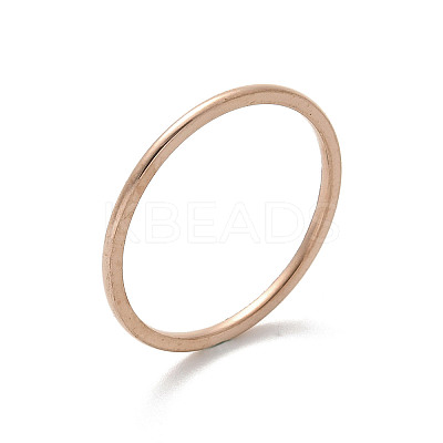 304 Stainless Steel Plain Band Rings STAS-I160-F03-KCG-1