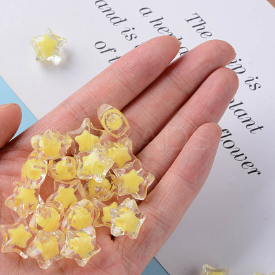 Transparent Acrylic Beads TACR-S152-02A-SS2105-1