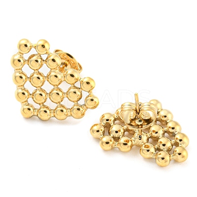 304 Stainless Steel Stud Earring for Women EJEW-C067-18G-1