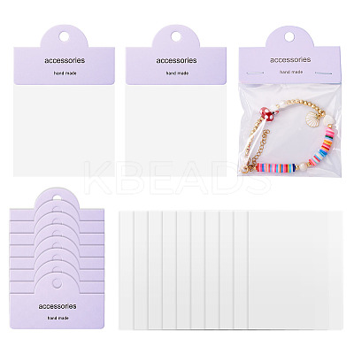 100Pcs Rectangle Clear Polypropylene Cellophane Bags CDIS-TA0001-36E-1