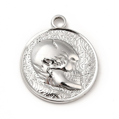 Non-Tarnish 201 Stainless Steel Pendants STAS-H172-07P-1
