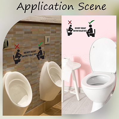 PVC Public Toilet Sign Stickers AJEW-WH20006-102A-1