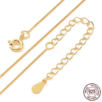 925 Sterling Silver Chain Necklace LS-NJEW-A011-03B-G-1