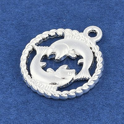 Twelve Constellations Alloy Pendants PALLOY-Q006-01F-S-1