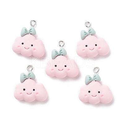 Opaque Resin Pendants RESI-F030-08-1